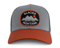 Glacier Mts. Grey Orange Trucker – Richardson 112