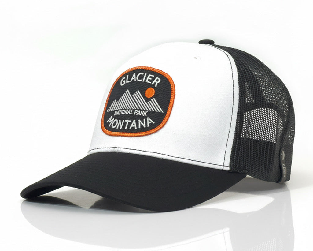 GLACIER 6-Panel Curved Snapback, Richardson 112 White