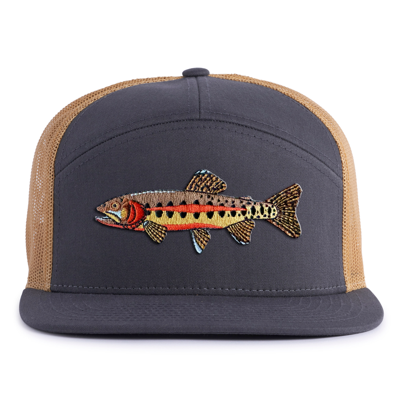 GOLDEN TROUT 7-Panel Flat Snapback