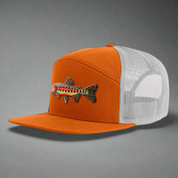 GOLDEN TROUT 7-Panel Flat Snapback, Richardson 168