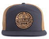 GRAND TETON WOOD 7-Panel Flat Bill Trucker, Richardson 168 Grey