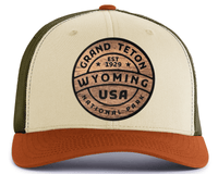 GRAND TETON WOOD 6-Panel Low-Profile Cap, Richardson 115