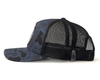 YOSEMITE 5-Panel Curved Camo Hat, Richardson 112 Navy