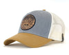 GRAND CANYON WOOD 6-Panel Curved Trucker, Richardson 112 Grey
