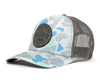 GRAND CANYON 5-Panel Curved Camo Hat, Richardson 112 Grey
