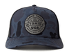 GRAND TETON 5-Panel Curved Camo Hat, Richardson 112 Navy