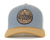 GRAND TETON WOOD 6-Panel Curved Snapback, Richardson 112 Grey