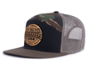 GREAT SMOKY MTS WOOD 7-Panel Flat Camo Hat, Richardson 168