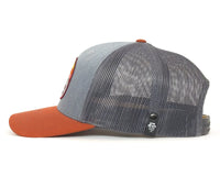 GREAT SMOKY MTS 6-Panel Curved Snapback, Richardson 112 Grey
