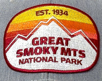 GREAT SMOKY MTS 6 - Panel Curved Snapback, Richardson 112 Gold - Tailgate Hats