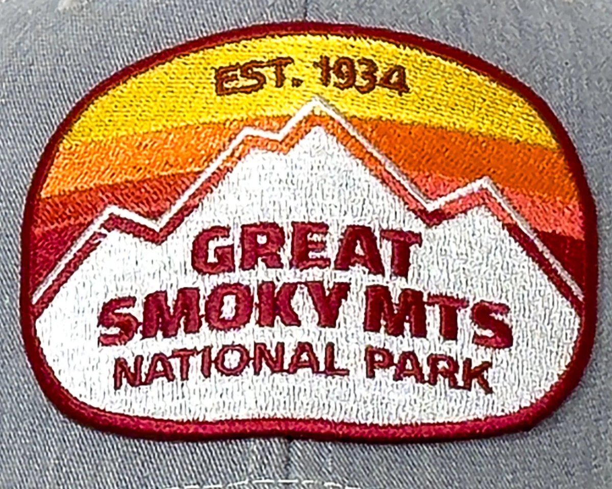 GREAT SMOKY MTS 6 - Panel Curved Snapback, Richardson 112 Gold - Tailgate Hats