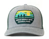 GREAT SMOKY MTS 6-Panel Curved Snapback, Richardson 112 Green