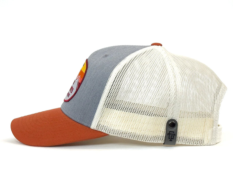 GREAT SMOKY MTS 6-Panel Curved Snapback, Richardson 112 Grey