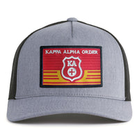 KAPPA ALPHA 5-Panel Curved Grey/Black