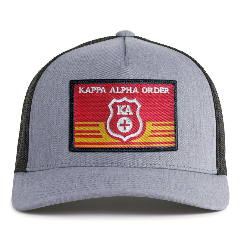 KAPPA ALPHA 5-Panel Curved Grey/Black