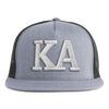 KAPPA ALPHA BOLD 5-Panel Flat Grey/Black - Tailgate Hats