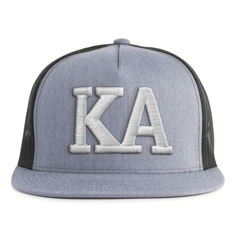 KAPPA ALPHA BOLD 5-Panel Flat Grey/Black - Tailgate Hats