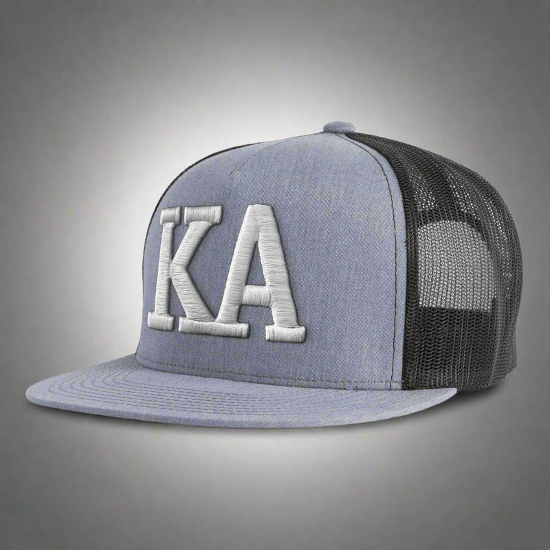 KAPPA ALPHA ORDER 5-Panel Flat Frat Hat Grey