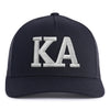 KAPPA ALPHA BOLD 5-Panel Curved Black - Tailgate Hats