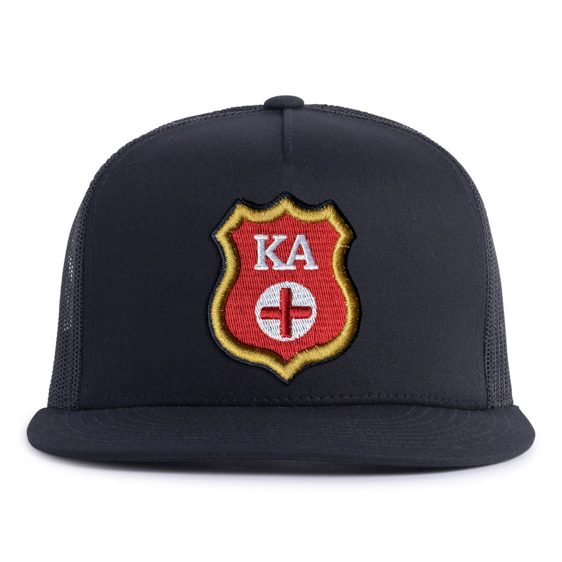 KAPPA ALPHA SHIELD 5-Panel Flat Black - Tailgate Hats