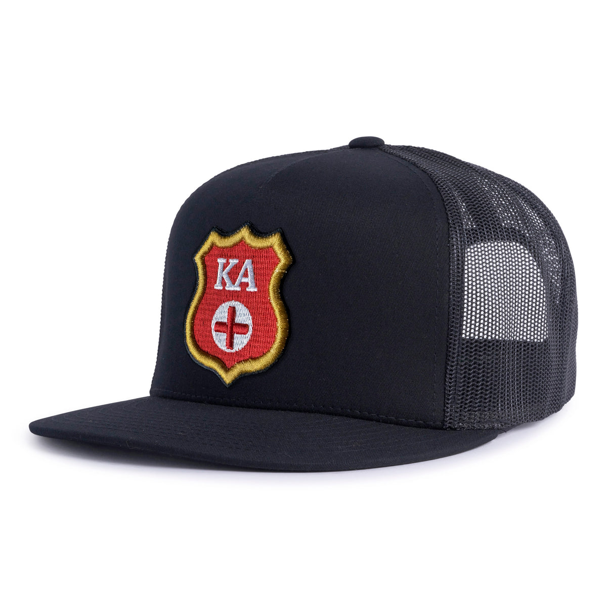 KAPPA ALPHA SHIELD 5-Panel Flat Black - Tailgate Hats