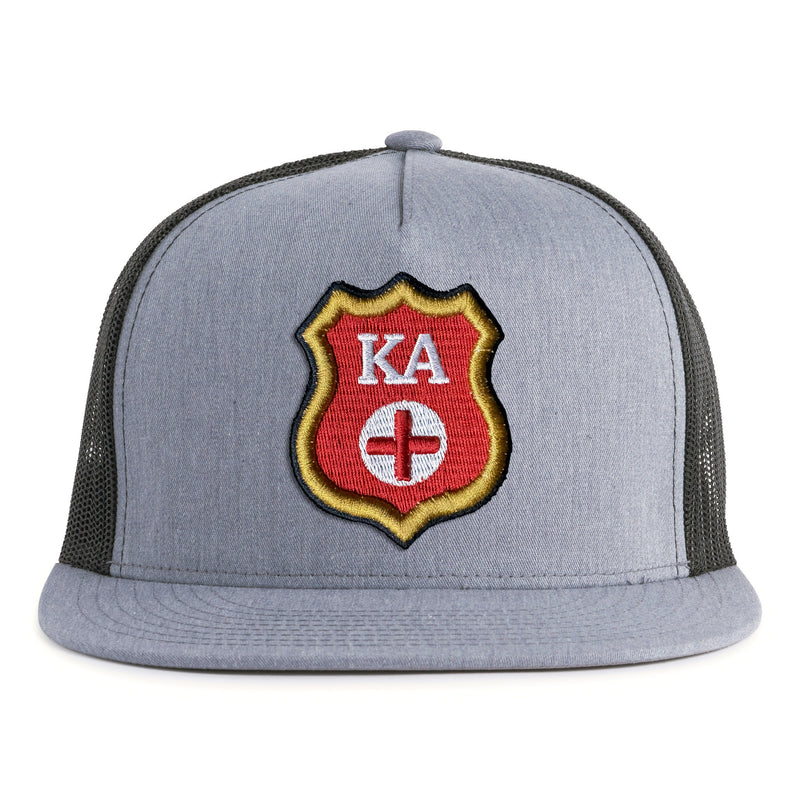 KAPPA ALPHA SHIELD 5-Panel Flat Grey/Black - Tailgate Hats