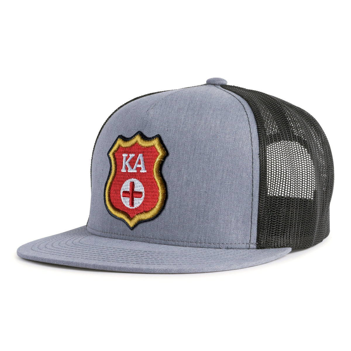 KAPPA ALPHA SHIELD 5-Panel Flat Grey/Black - Tailgate Hats
