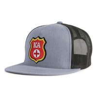 KAPPA ALPHA SHIELD 5-Panel Flat Grey/Black - Tailgate Hats