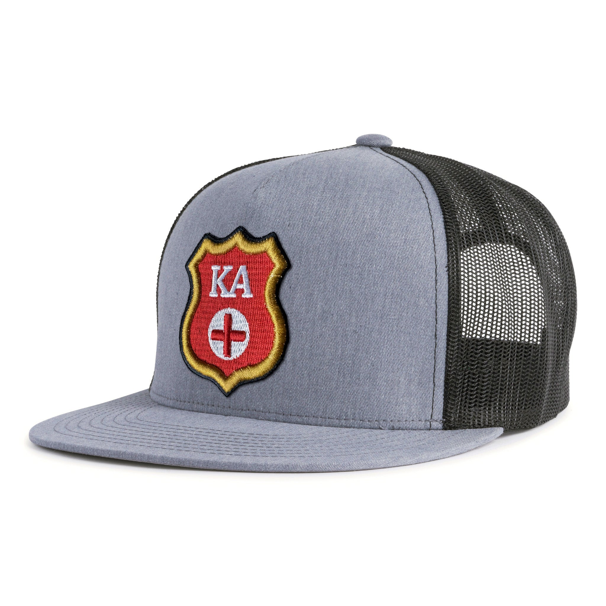 KAPPA ALPHA SHIELD 5-Panel Flat Grey/Black - Tailgate Hats
