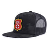 KAPPA ALPHA SHIELD 5-Panel Flat Black Camo - Tailgate Hats