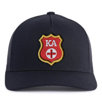 KAPPA ALPHA ORDER 5 - Panel Flexfit Frat Hat Black - Tailgate Hats