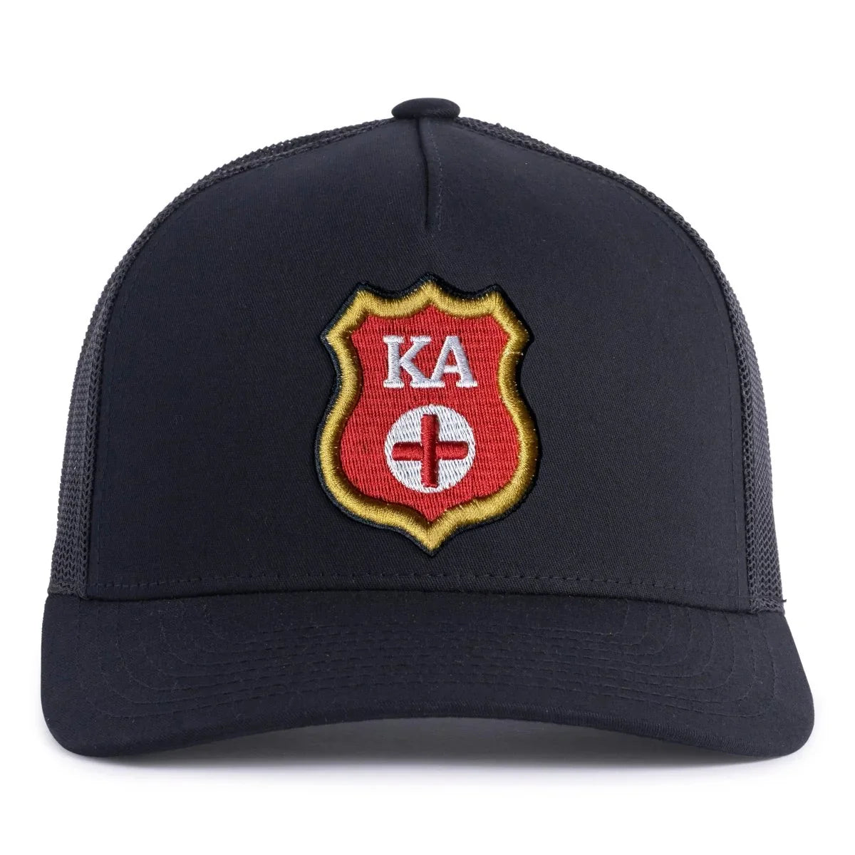 KAPPA ALPHA ORDER 5 - Panel Flexfit Frat Hat Black - Tailgate Hats