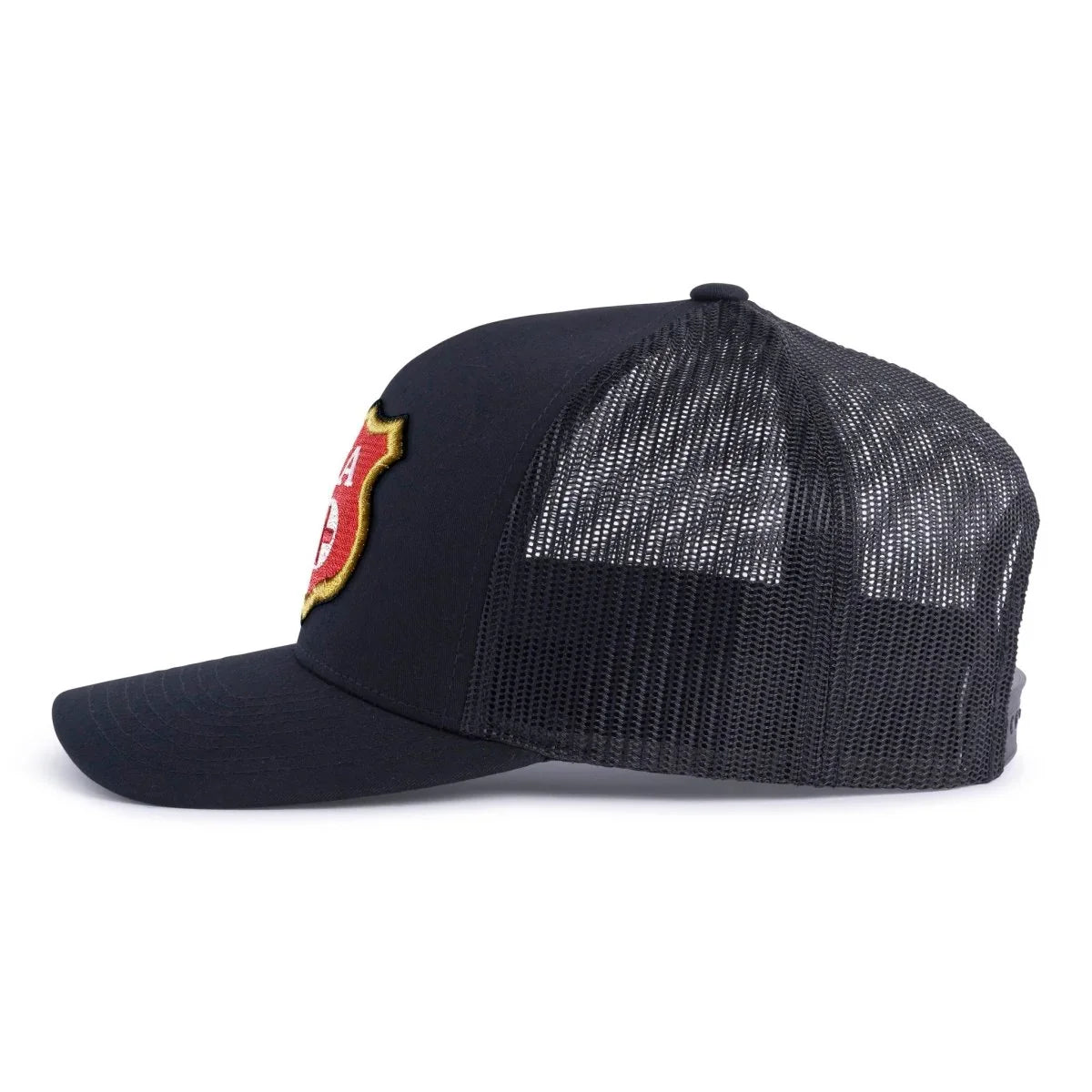 KAPPA ALPHA ORDER 5 - Panel Flexfit Frat Hat Black - Tailgate Hats