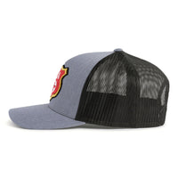 KAPPA ALPHA SHIELD 5-Panel Curved Grey/Black - Tailgate Hats