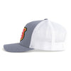 KAPPA ALPHA SHIELD 5-Panel Curved Grey/White - Tailgate Hats