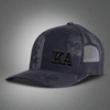 KAPPA ALPHA ORDER 6-Panel Veil Camo Hat Black