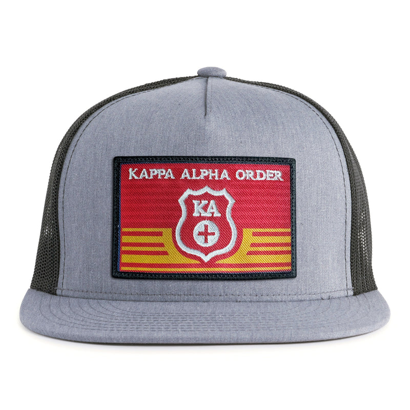 KAPPA ALPHA EMBLEM 5-Panel Flat Grey/Black - Tailgate Hats