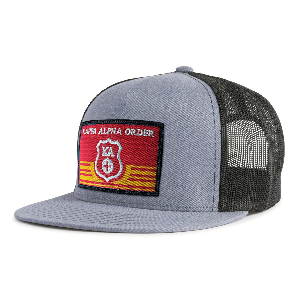 KAPPA ALPHA EMBLEM 5-Panel Flat Grey/Black - Tailgate Hats