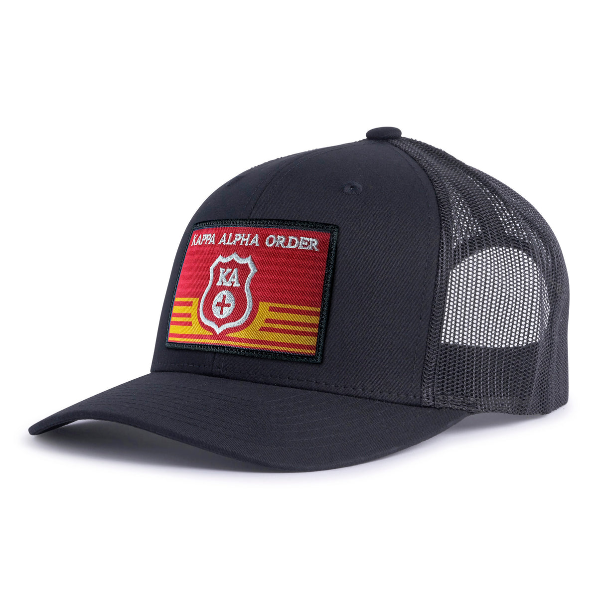 KAPPA ALPHA EMBLEM 5-Panel Curved Black - Tailgate Hats