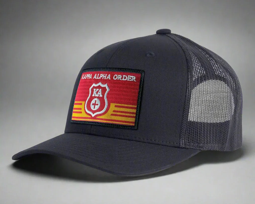 KAPPA ALPHA ORDER 5-Panel Frat Rush Hat Black