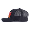 KAPPA ALPHA EMBLEM 6-Panel Curved Black - Tailgate Hats