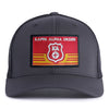 KAPPA ALPHA EMBLEM 6-Panel Curved Charcoal - Tailgate Hats