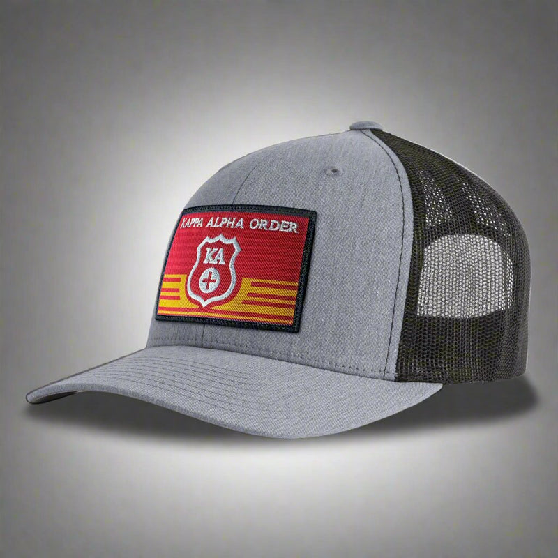 KAPPA ALPHA ORDER 6-Panel Frat Rush Hat Grey