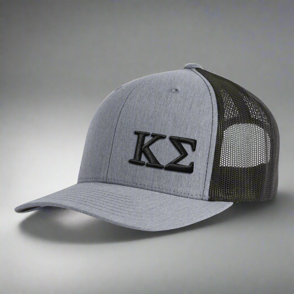 KAPPA SIGMA 6-Panel Frat Hat Grey