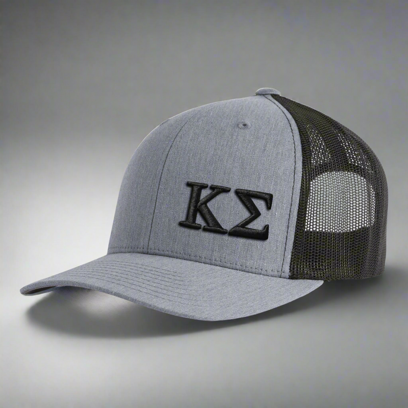 KAPPA SIGMA 6-Panel Frat Hat Grey