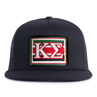 KAPPA SIG EMBLEM 5-Panel Flat Black - Tailgate Hats