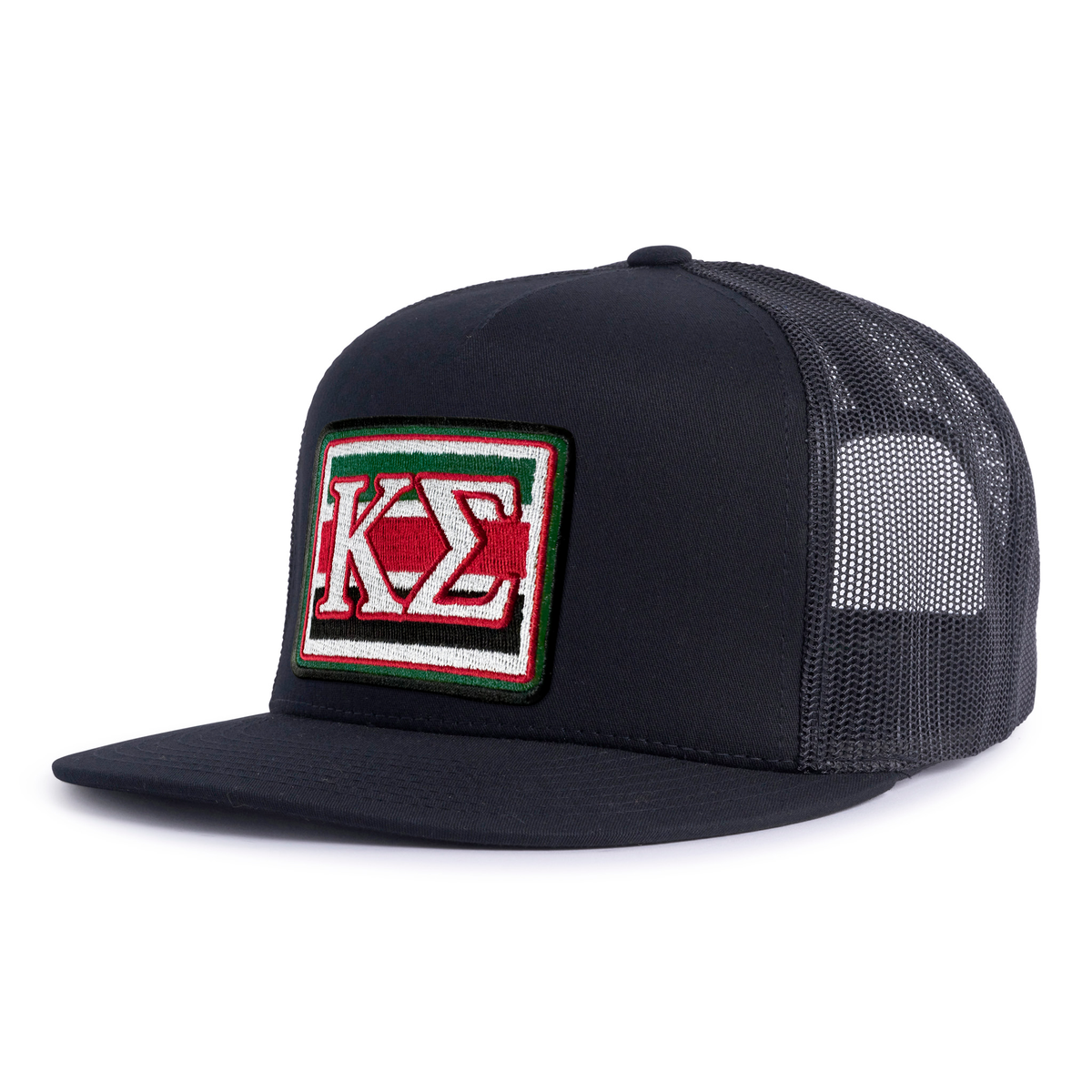 KAPPA SIG EMBLEM 5-Panel Flat Black - Tailgate Hats