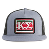 KAPPA SIG EMBLEM 5-Panel Flat Grey/Black - Tailgate Hats
