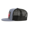 KAPPA SIG EMBLEM 5-Panel Flat Grey/Black - Tailgate Hats