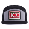 KAPPA SIG EMBLEM 7-Panel Flat Grey/Black - Tailgate Hats